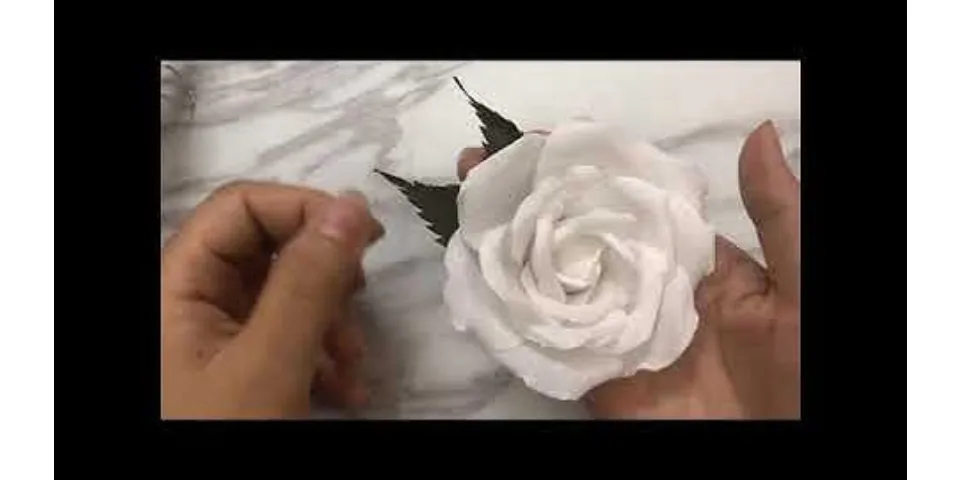 Cách làm hoa giả bằng vải