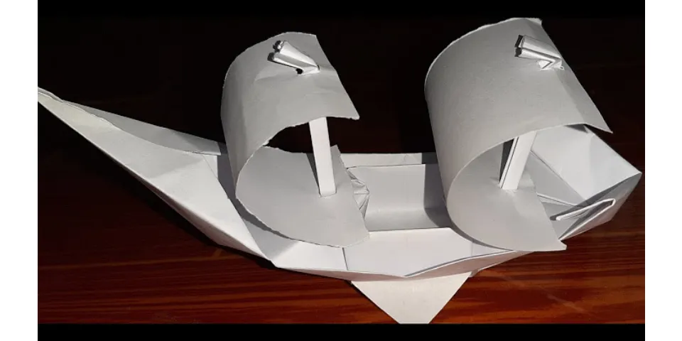 Cách làm thuyền hải tặc bằng giấy