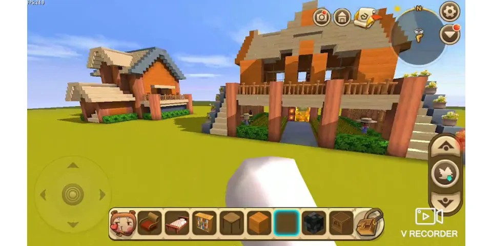Cách xây nhà gỗ đẹp trong Mini World