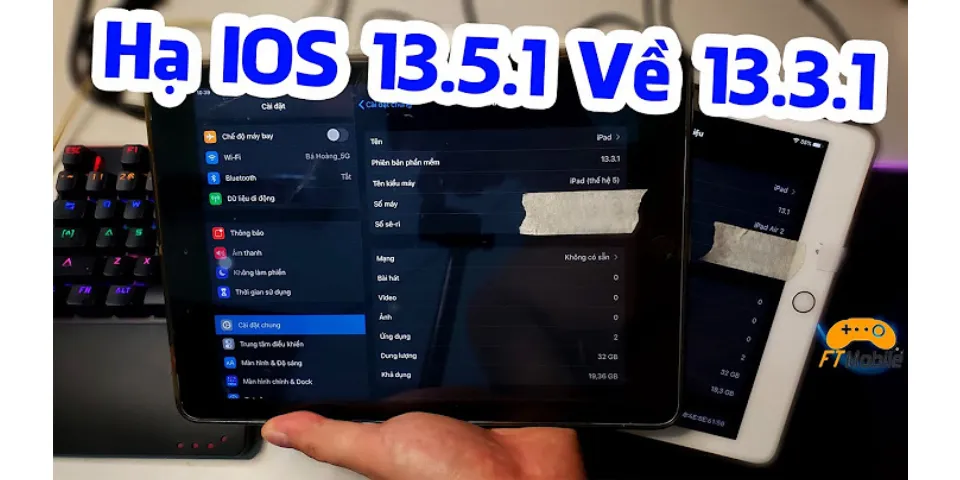 Hạ iOS 14 xuống 13.5 1 không cần máy tính